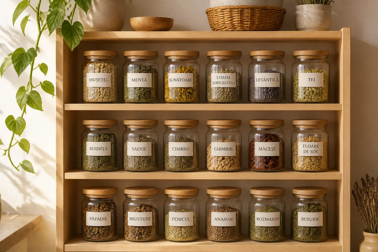 depozitare corecta plante medicinale