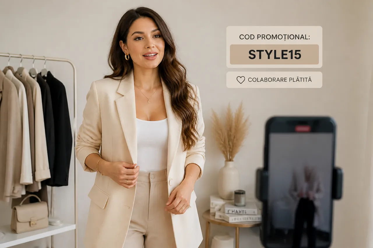 recomandare comercială influencer cod afiliat Instagram