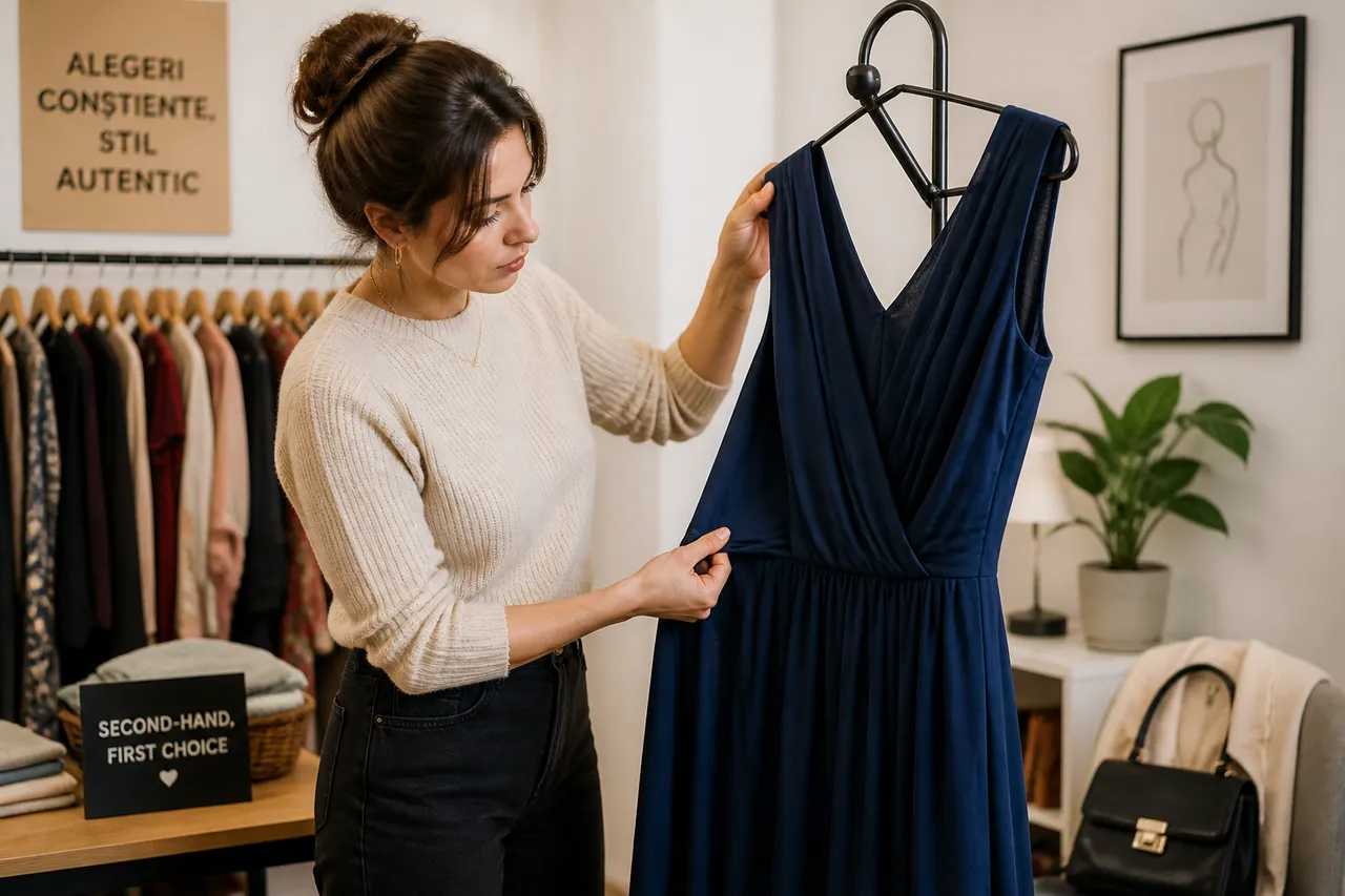 rochie de ocazie second-hand verificată